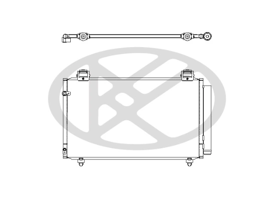 Condenser, air conditioning CD010382M