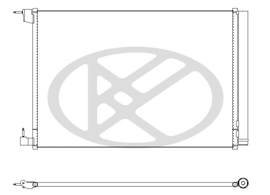 Condenser, air conditioning CD411011