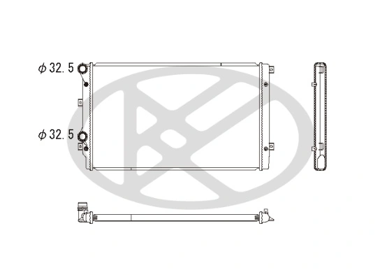 Radiator, engine cooling PL452662