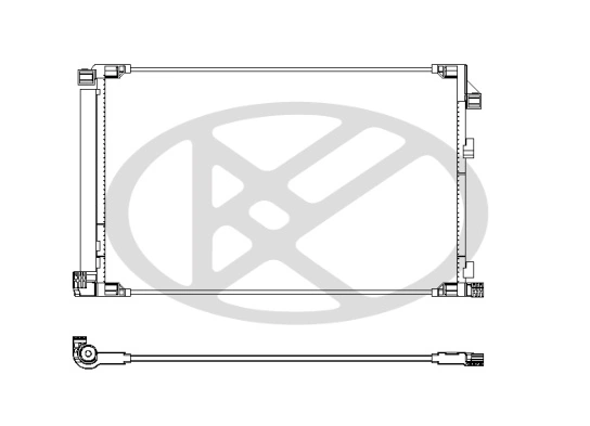 Condenser, air conditioning CD011043
