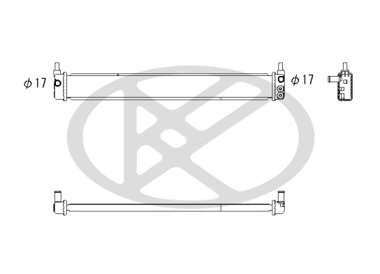 Radiator, engine cooling PL012296