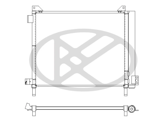 Condenser, air conditioning CD021021