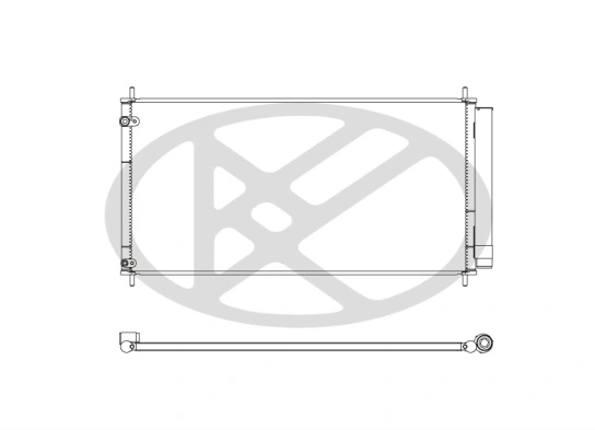 Condenser, air conditioning CD010679M