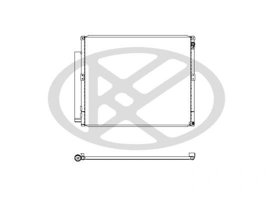 Condenser, air conditioning CD010541M