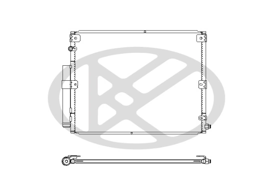Condenser, air conditioning CD010257M0A