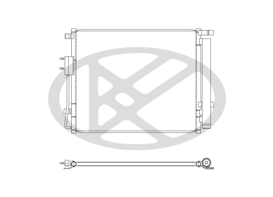 Condenser, air conditioning CD810706