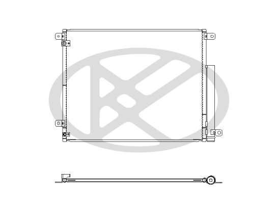 Condenser, air conditioning CD081208