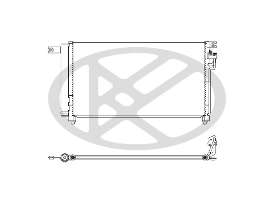 Condenser, air conditioning CD820572
