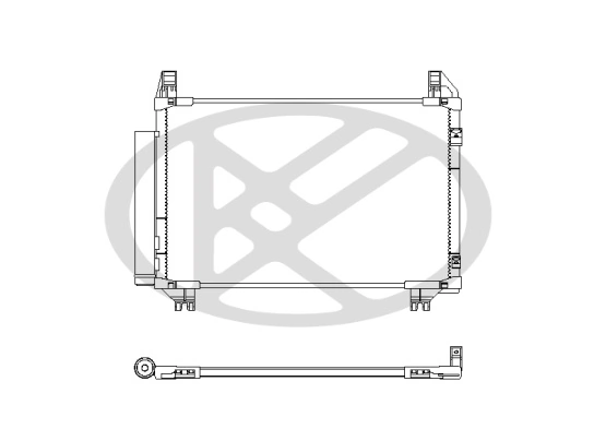 Condenser, air conditioning CD010369M