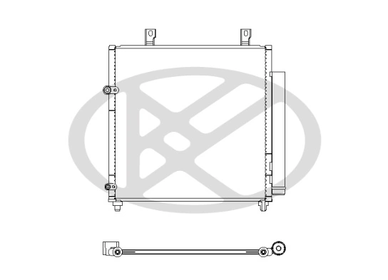 Condenser, air conditioning CD031211