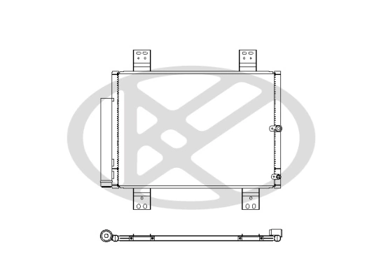 Condenser, air conditioning CD010377M
