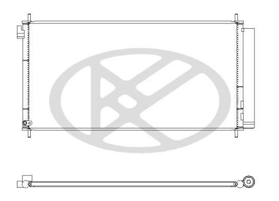 Condenser, air conditioning CD010930M