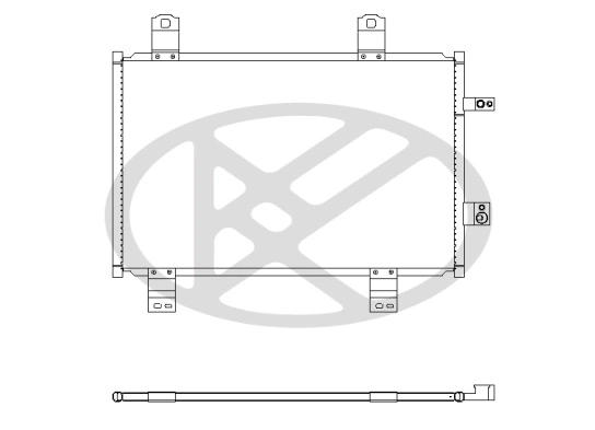 Condenser, air conditioning CD060934
