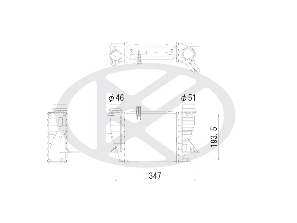 Charge Air Cooler IA020138
