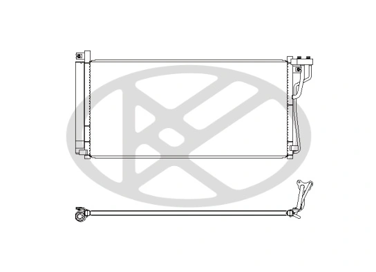Condenser, air conditioning CD810534
