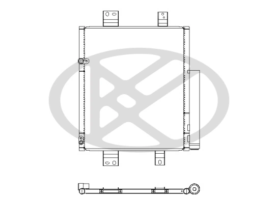 Condenser, air conditioning CD010353M