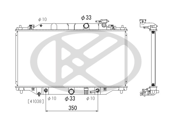 水箱散热器 PL063317