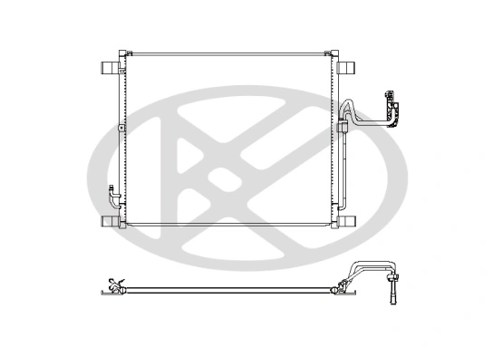 Condenser, air conditioning CD020510