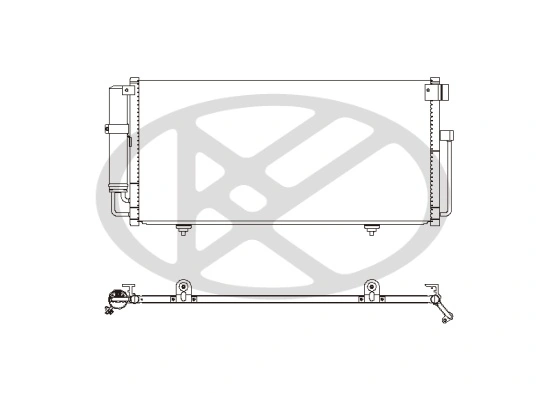 Condenser, air conditioning CD090329