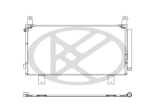 Condenser, air conditioning CD081194