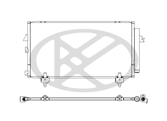 Condenser, air conditioning CD010454M