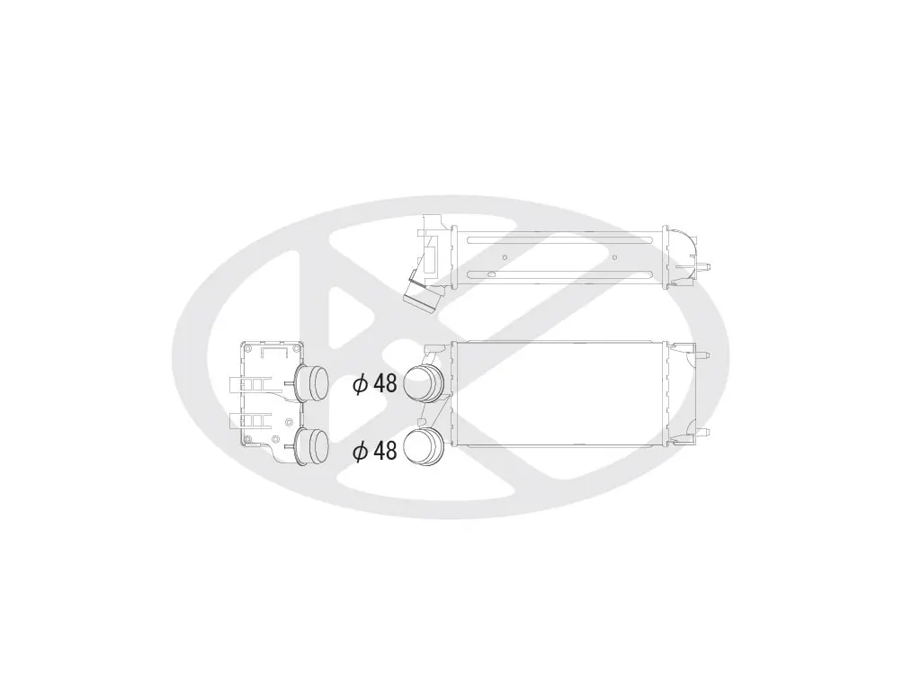 Charge Air Cooler IA470150