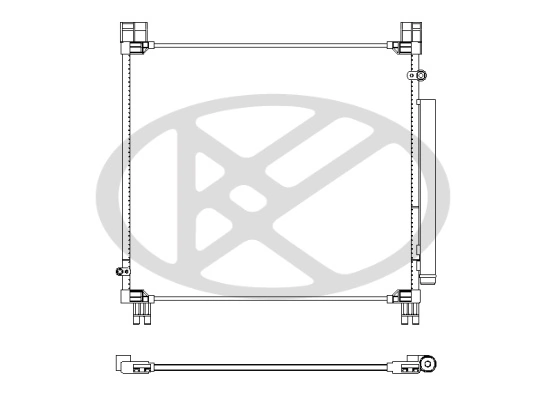 Condenser, air conditioning CD011050
