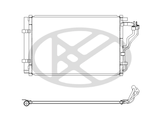 Condenser, air conditioning CD811033