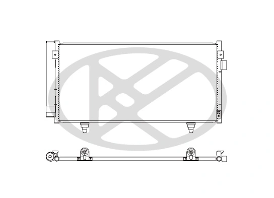 Condenser, air conditioning CD090468