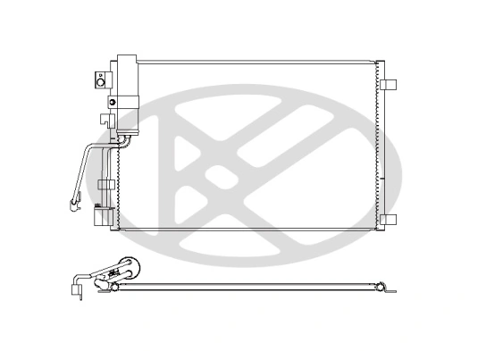 Condenser, air conditioning CD020462