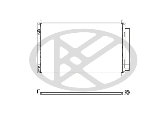 Condenser, air conditioning CD010613M