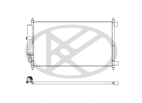 Condenser, air conditioning CD020519