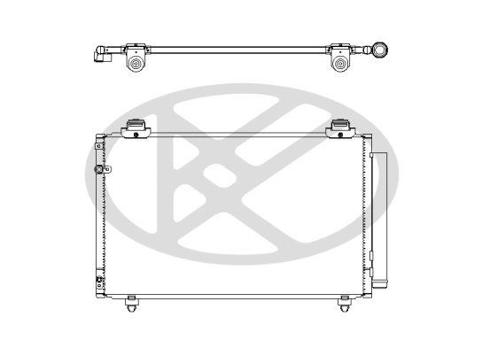 Condenser, air conditioning CD010401M