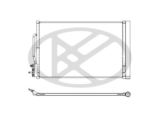 Condenser, air conditioning CD311204