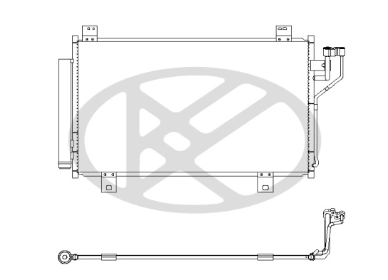 Condenser, air conditioning CD060880