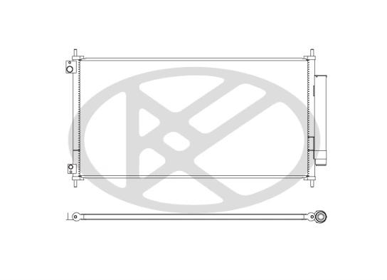Condenser, air conditioning CD080777M