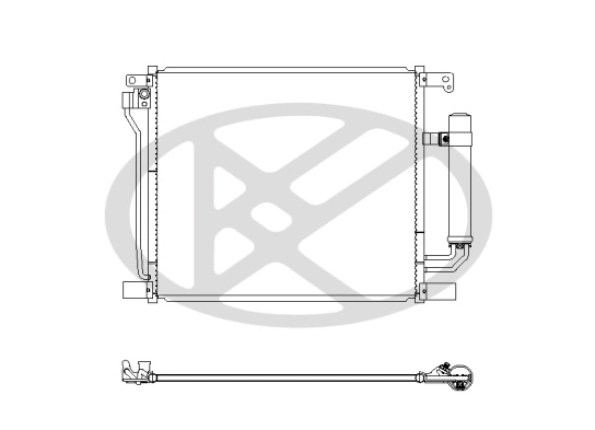 Condenser, air conditioning CD021102