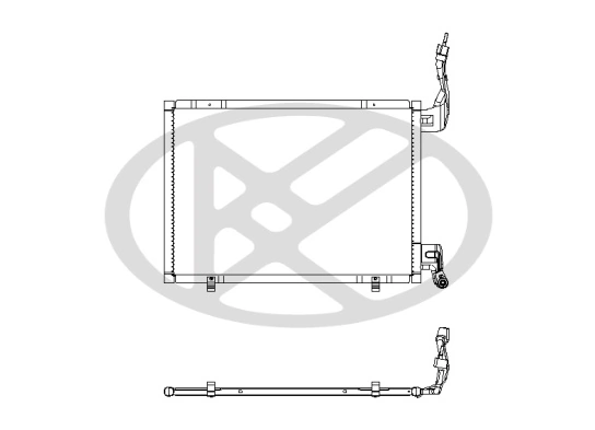 Condenser, air conditioning CD321468