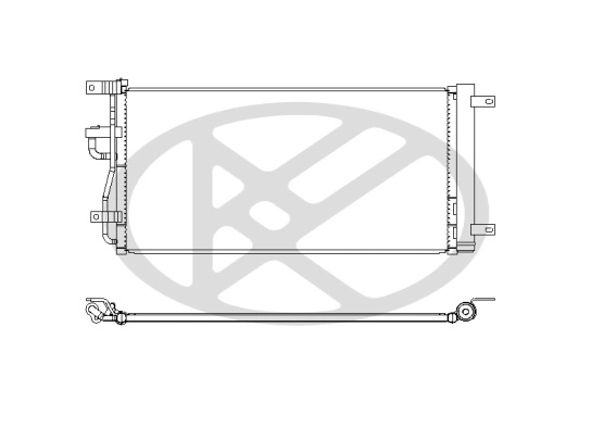 Condenser, air conditioning CD311082