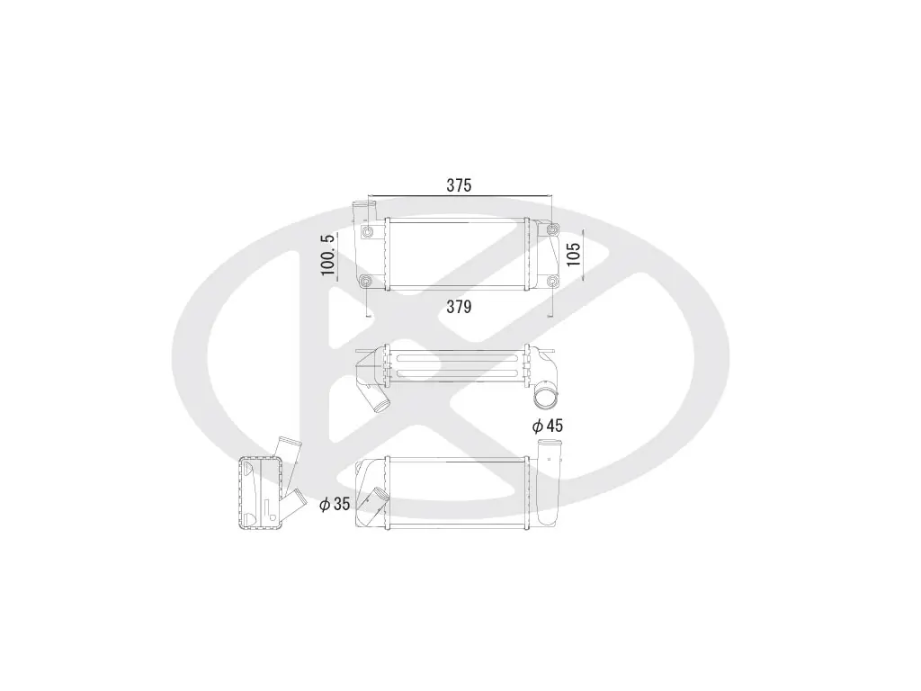 Charge Air Cooler IA010162