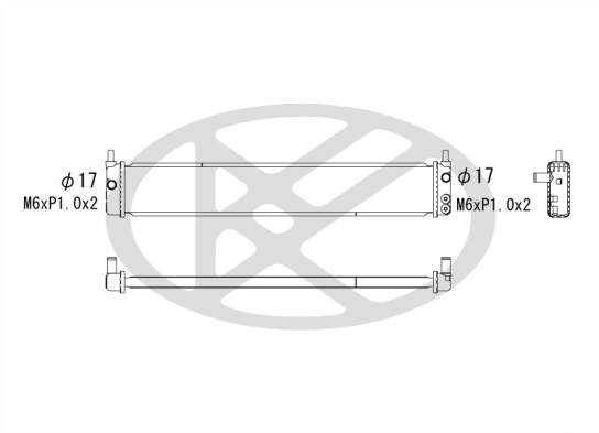 Radiator, engine cooling PL012867