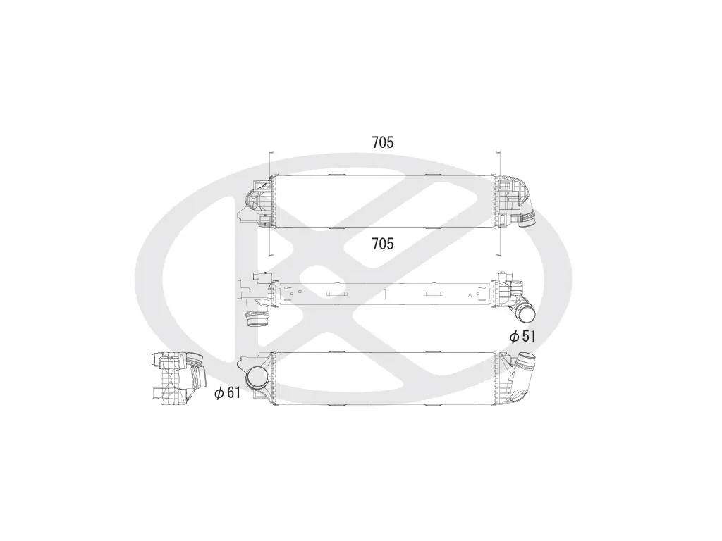 Charge Air Cooler IA490155