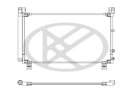 Condenser, air conditioning CD010896