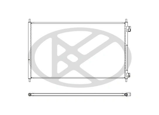 Condenser, air conditioning CD080457
