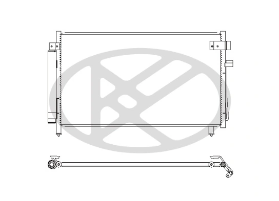 Condenser, air conditioning CD090453