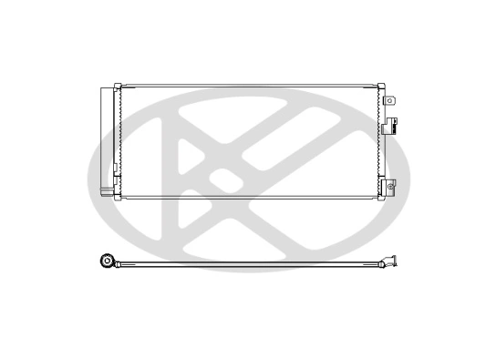 Condenser, air conditioning CD461338
