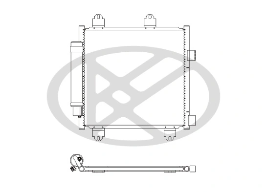 Condenser, air conditioning CD010404