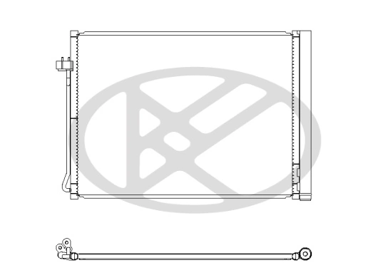 Condenser, air conditioning CD420874