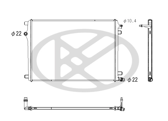 水箱散热器 PL413950