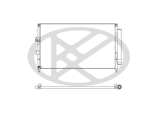 Condenser, air conditioning CD080595